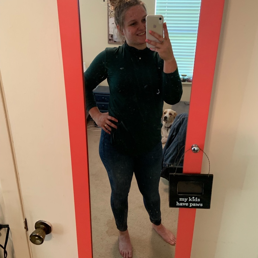 Emerald Green turtleneck